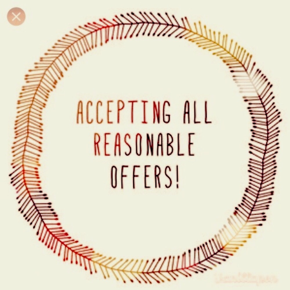 Reasonable offers accepted!